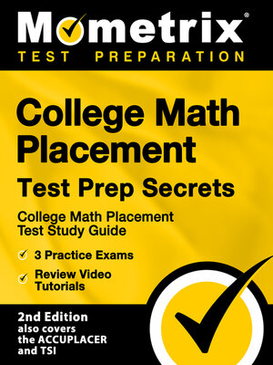 cover image of College Math Placement Test Prep Secrets